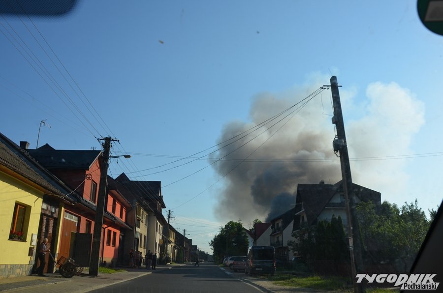 24tp.pl Wielki pożar w Nowej Białej (ZDJĘCIA)