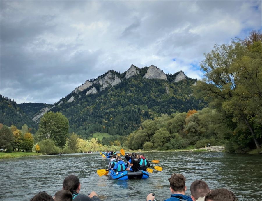 rafting Dunajcem