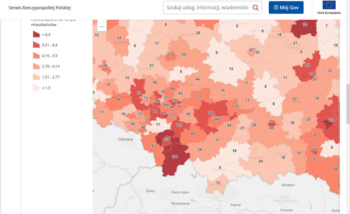 [24tp.pl] Pandemia w Polsce nie odpuszcza. Na Podhalu 20 nowych