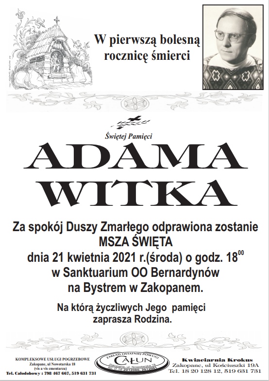 [24tp.pl] Adam Witek (rocznica)